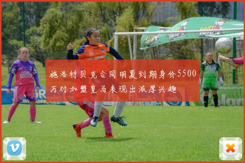 施洛特贝克合同明夏到期身价5500万对加盟皇马表现出浓厚兴趣